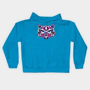 Low Poly Owl Kids Hoodie